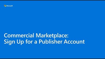 Microsoft Commercial Marketplace Publisher Sign Up (NewPartner)