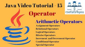 Java Video Tutorials - 15 Arithmetic Operator in java