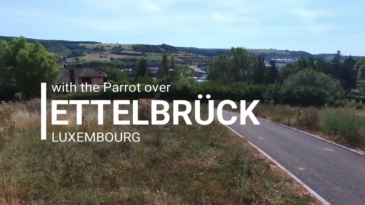 Landscape Drone, with the Parrot over Ettelbrück (Luxembourg)