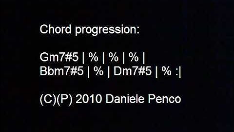 Gb to Bb to D Aeolian (Minor) - DP