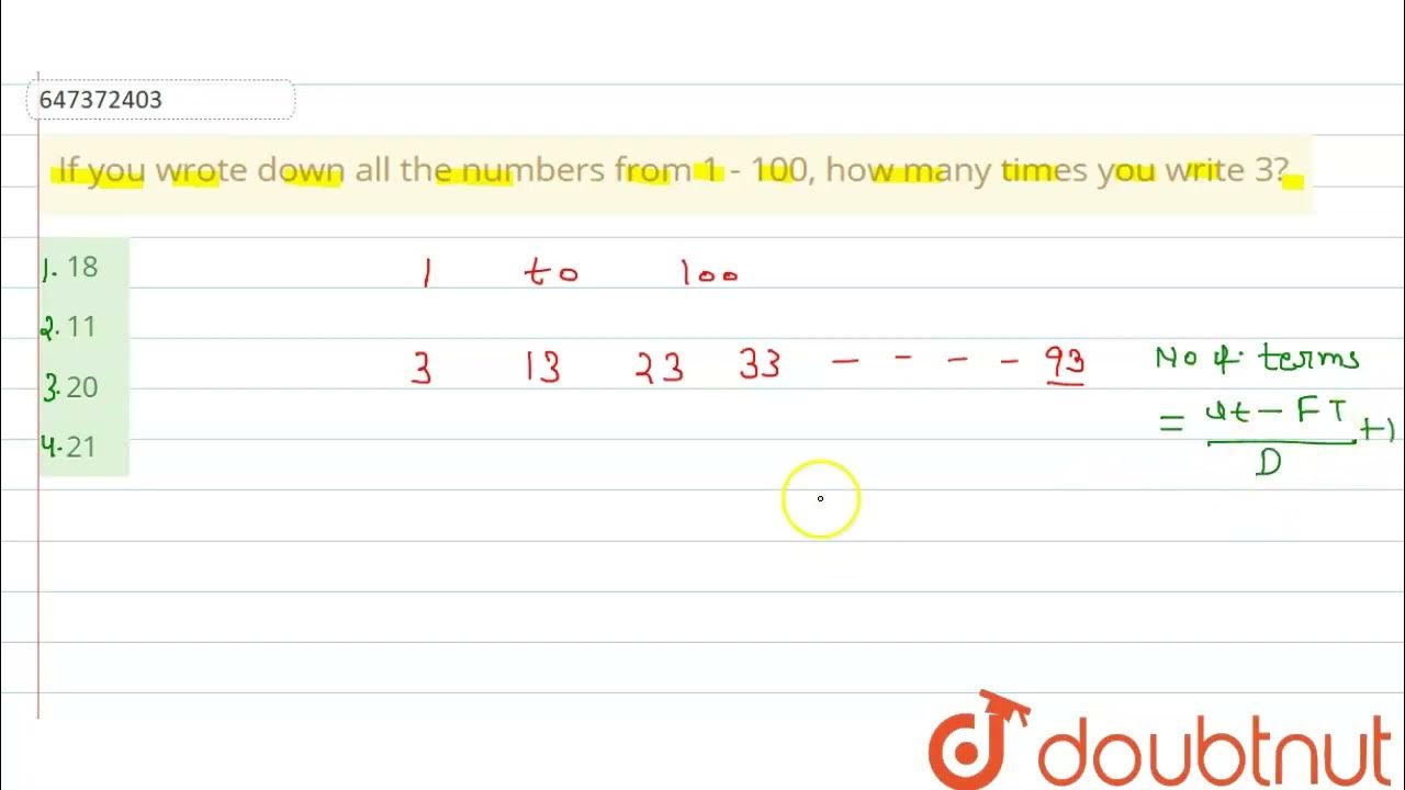 if-you-wrote-down-all-the-numbers-from-1-100-how-many-times-you