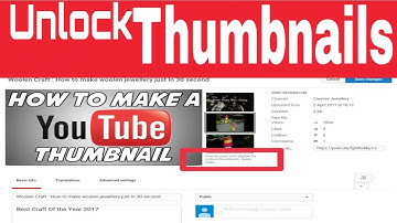 Thumbnails Problem|Your account isn