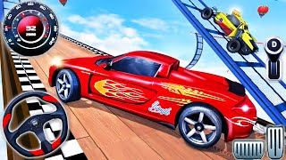 Vertical Mega Ramp Impossible 3D - Car Stunts Racing Tracks 3D - Android GamePlay screenshot 1