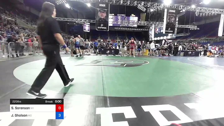 220 Lbs Round Of 64 - Samuel Sorenson, New York Vs...
