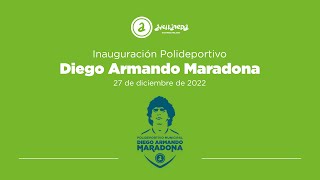 Inauguración del polideportivo Diego Armando Maradona en Avellaneda