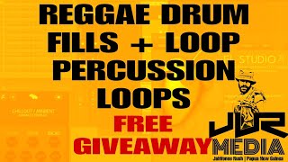 FREE Reggae Drum Loop & Percussion Fills Giveaway! 🎶 @JahVoneerush
