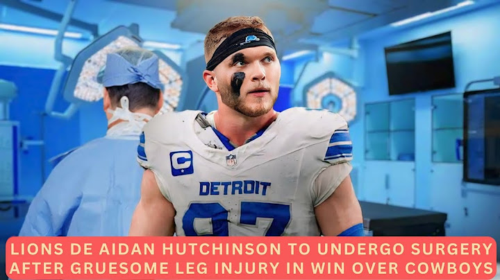Aidan Hutchinson Undergoes Surgery After Gruesome Leg Injury in Lions vs. Cowboys Win