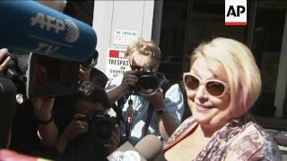 Roman Polanski's sexual assault victim arrives at court, says she is terrified about speaking in cou