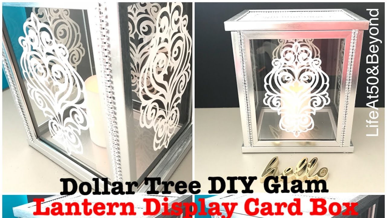 DIY  Dollar Tree Wedding Bling Card Box 