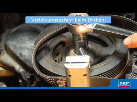 SKF - Professionelle Montage elastischer Riemen mit dem SKF Werkzeug VKN  300 