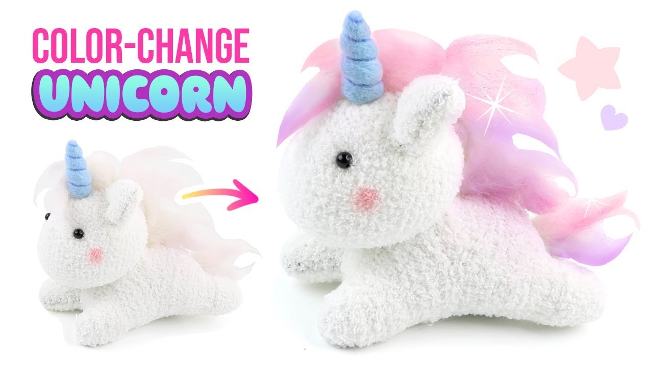 COLOR-CHANGING Unicorn Plush!! How to 