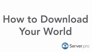 how to download your world from server.pro - minecraft java