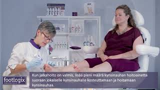 Hoitolatukku - Footlogix-kynsinauhavoiteen käyttö (Cuticle Conditioner)