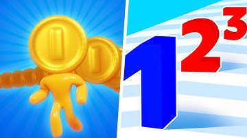 Coin Head Run | Number Master - 1⭐ 123456789 Gameplay Walkthrough (Freeplay)