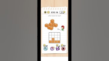 Brain Test Level 178 Walkthrough Solution What does he See?