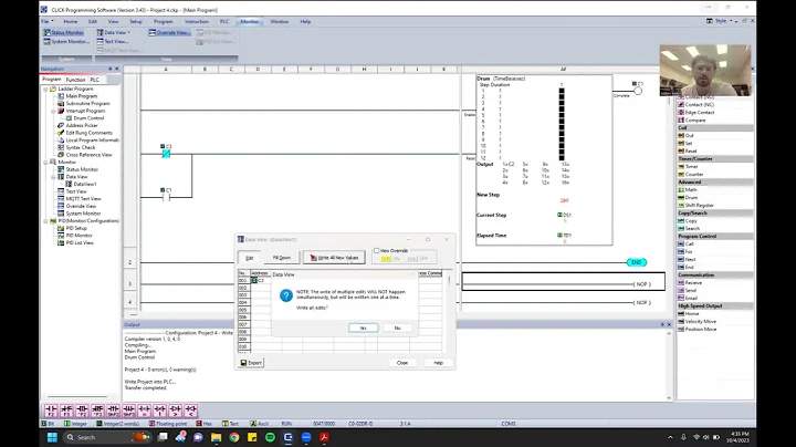Measurements & Automation - Project 4 (Click PLC by Koyo)