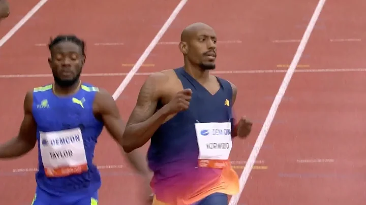 Vernon Norwood Runs Down Christopher Taylor In 400...
