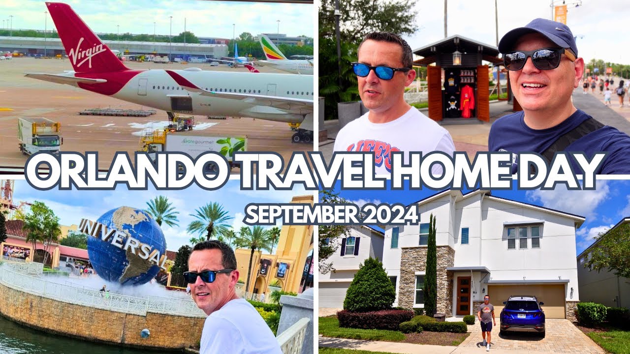 Florida Travel Home day September 2024 Orlando Walt Disney World vlog