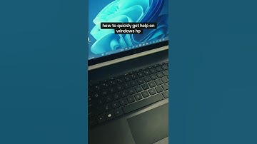 how to quickly get help on windows hp #fyp #tutorial #tipsandtricks #followformore