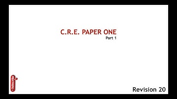 cre paper 1 questions and answers | Kcse cre paper 1questions and answers pdf download | revision 20