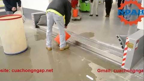 Hệ thống cửa chống ngập hiệu quả đến 99% - Cty TNHH NOAH
