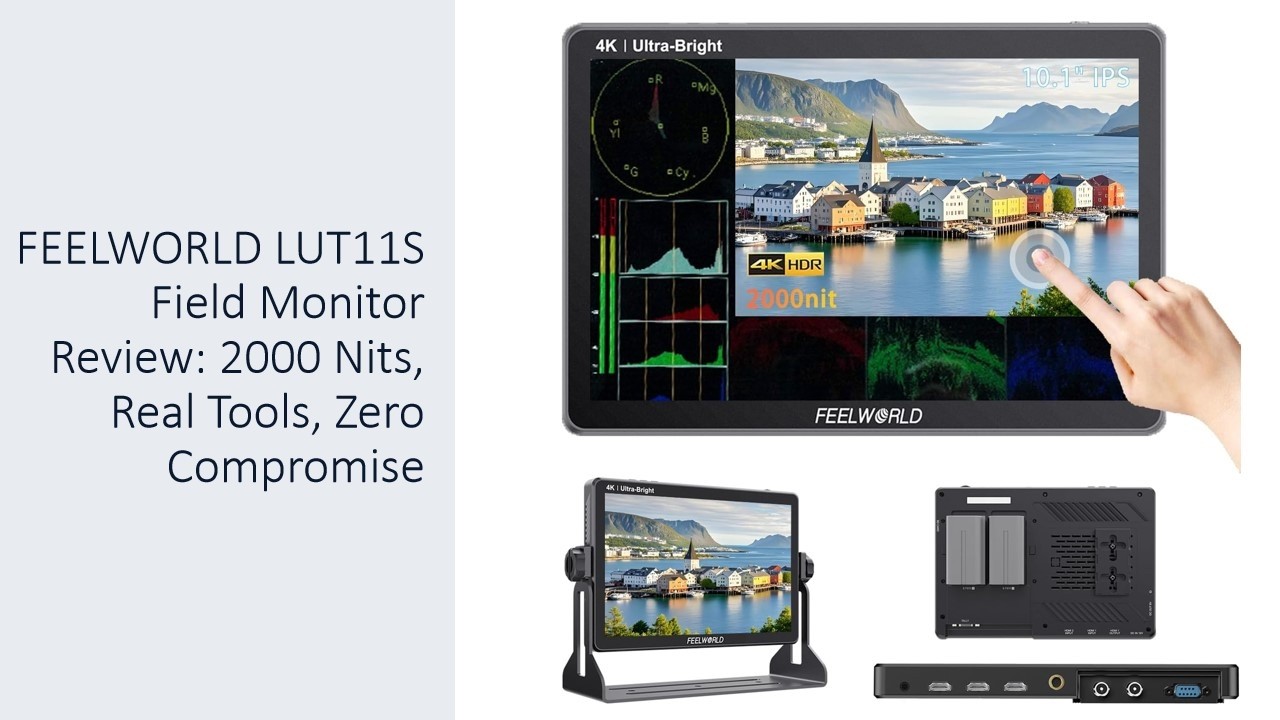 FEELWORLD LUT11S 2000nits - Monitor per fotocamera DSLR On Camera Field Monitor HDR 1920 x 1200 Ultra Bright Touch Screen con 3G-SDI 4K@60Hz HDMI IN&Out 3D LUT FEELWORLD LUT11S 2000nits - Monitor per fotocamera DSLR On Camera Field Monitor HDR 1920 x 1200 Ultra Bright Touch Screen con 3G-SDI 4K@60Hz HDMI IN&Out 3D LUT