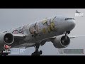 Crosswind Landings💨Storm Debi at London Heathrow Airport