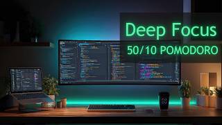 Deep Focus 50/10 Coding Pomodoro Timer | 3 Hour Session for Programmers