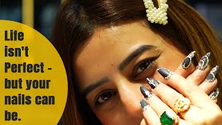Ankita Dave's Glam Lokhandwala Visit: Sensational Salon Experience & Designer Nails Unveiled!