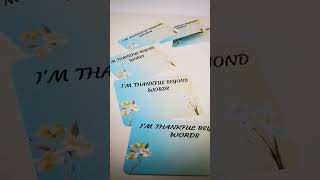thank you card templates/ thank you notes template / editable card template