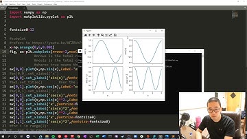 Python Plot multiple plot subplotto the POINT demo