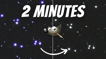 Removing Purple Star Halos - GIMP Astrophotography Tutorial