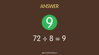DIVIDING BY 8 ! MATH QUIZ GRADE 2 &3 🔢😮🎈🧩
