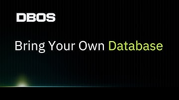 DBOS Bring Your Own Database