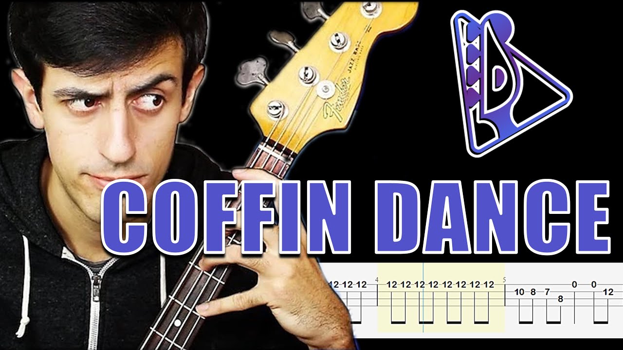 Davie504 Coffin Dance but it's on BASS (Bass Tabs) By ChamisBass 