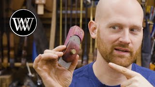 Making a Chisel Plane Out Of Purple Heard and Red Gum