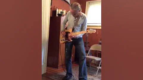 My first time on electric guitar - Dennis Lang