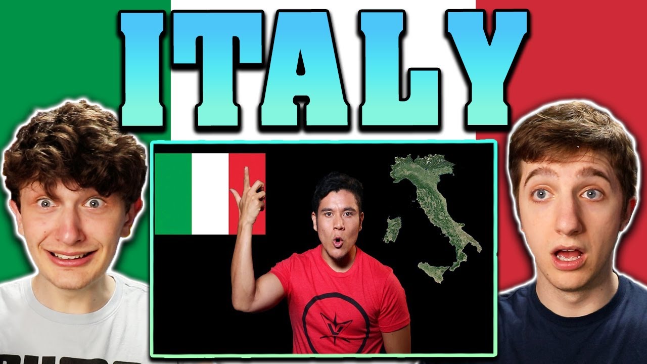 Americans React to Geography Now! Italy