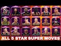 Wwe mayhem all 5 star super moves 2023