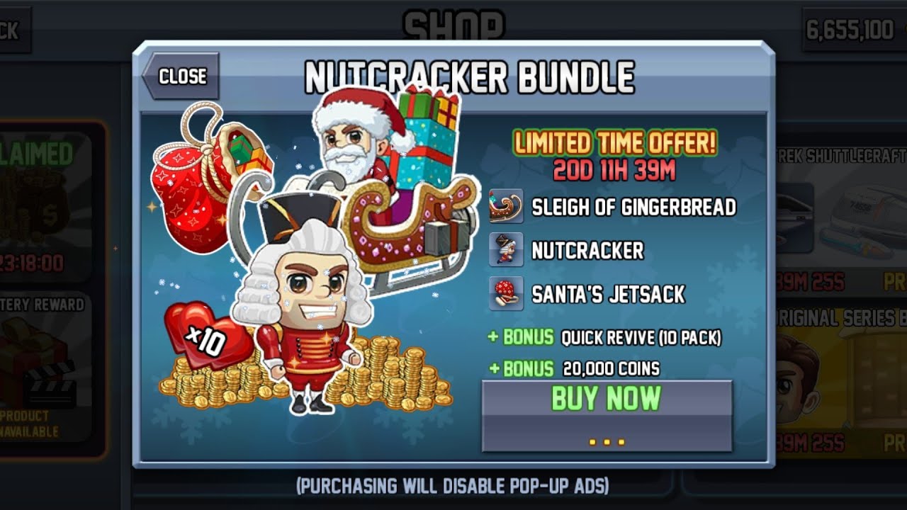 Jetpack Joyride Xmas Event 32,561m Run