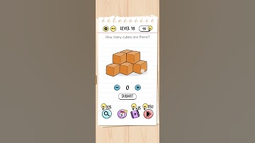 Brain Test Level 78 answer How many cubes are there? Gameplay Solution Walkthrough