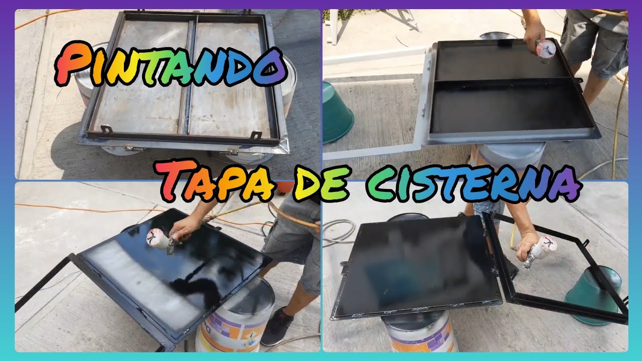 PINTANDO TAPA DE CISTERNA - YouTube