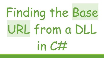 Finding the Base URL from a DLL in C#