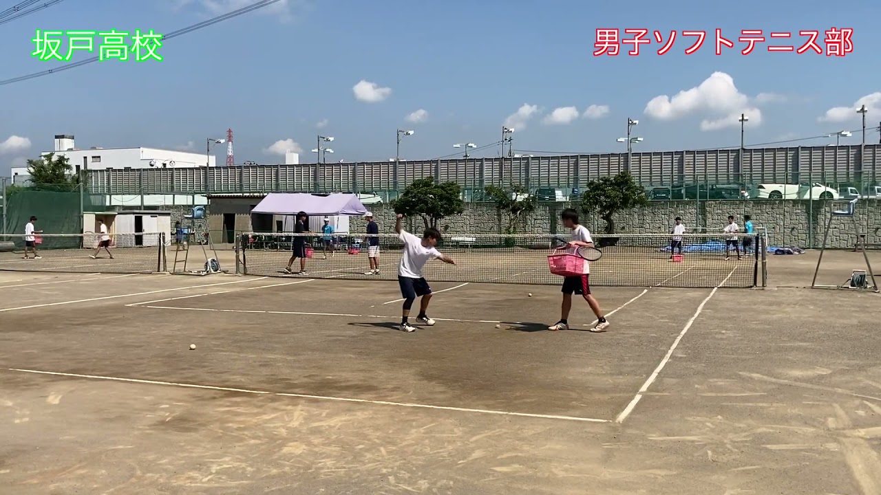 男子ソフトテニス部 埼玉県立坂戸高等学校