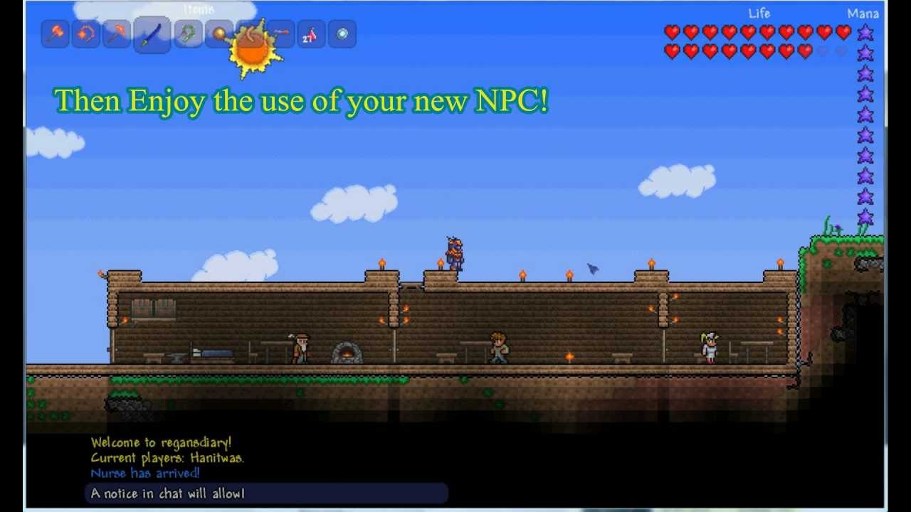 How To Get NPCs in Terraria