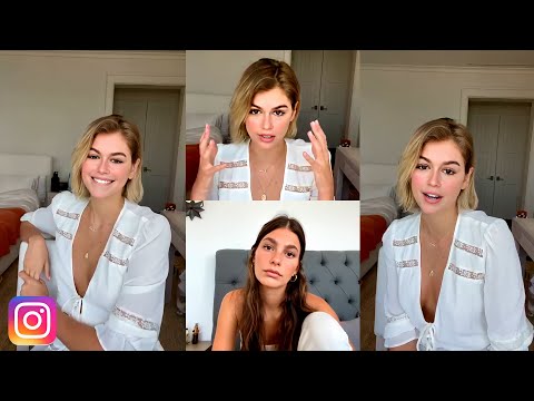 Kaia Gerber Live with Camila Morrone | Book Club: \