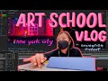 Digital art student vlog animation school edition