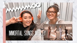 [Introducing My Friends to K-Pop] Mamamoo - Immortal Songs Medley Reaction feat. Rachel Toalson