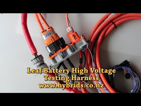 Nissan Leaf High Voltage Cables. Battery Testing. Battery ID Programming