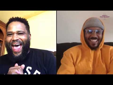 Anthony Anderson on Tiger King, Obama & Wine | What’s In Your Glass | Carmelo Anthony | #StayAtHome